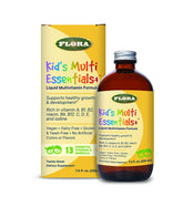 Flora Kids Multi Essentials+ liquid multivitamin bottle front
