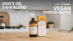 Illustration of omega-3 to omega-6 ratio in the blend