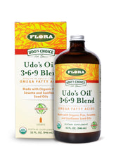 Front view of Flora Udo's Oil 3-6-9 Blend bottle