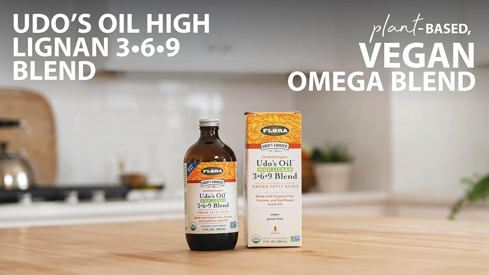 Serving suggestion: adding Flora Udo's Oil to meals