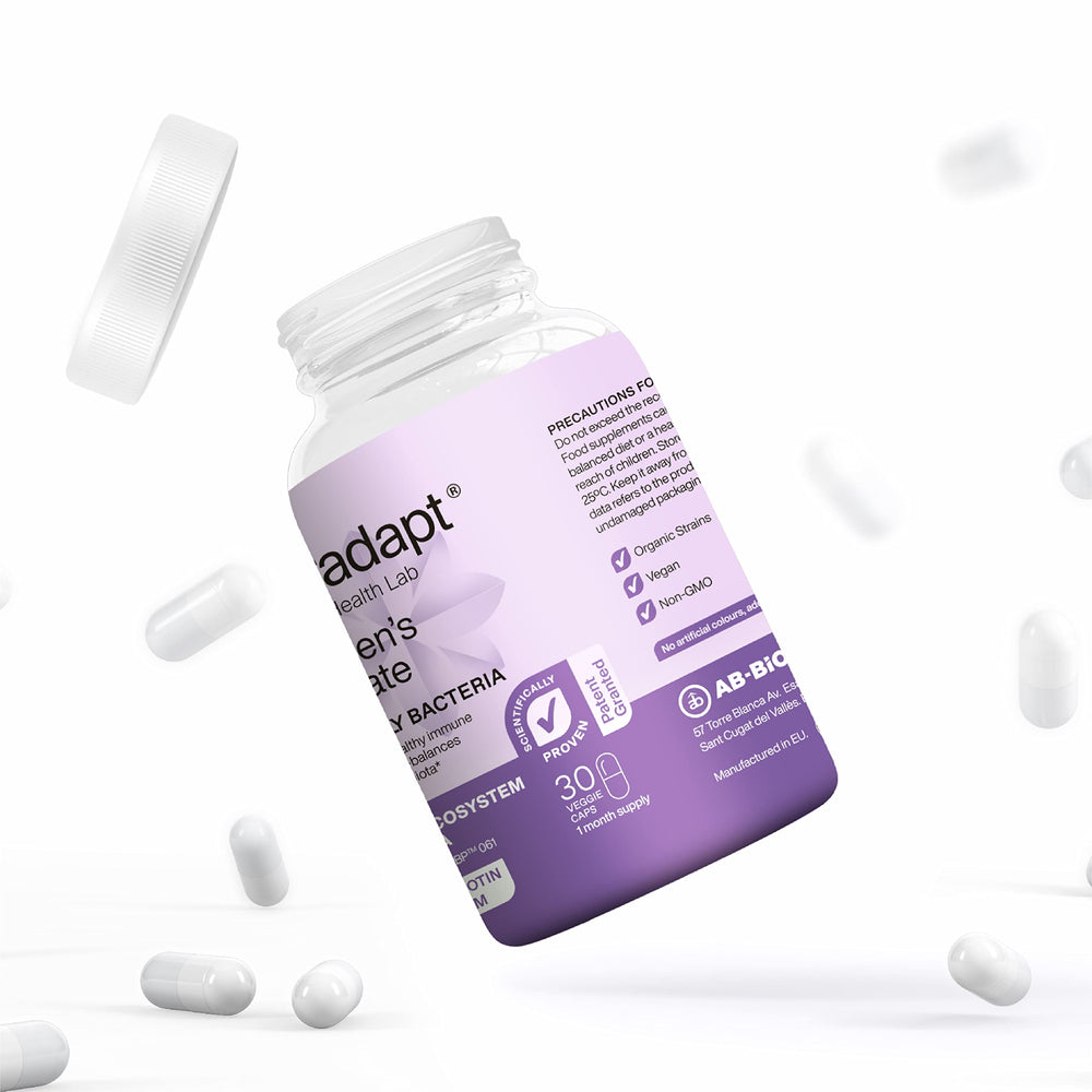 Illustration of balanced vaginal microbiota and health