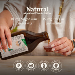 Ingredients: vegan Vitamin D and zinc in the formula