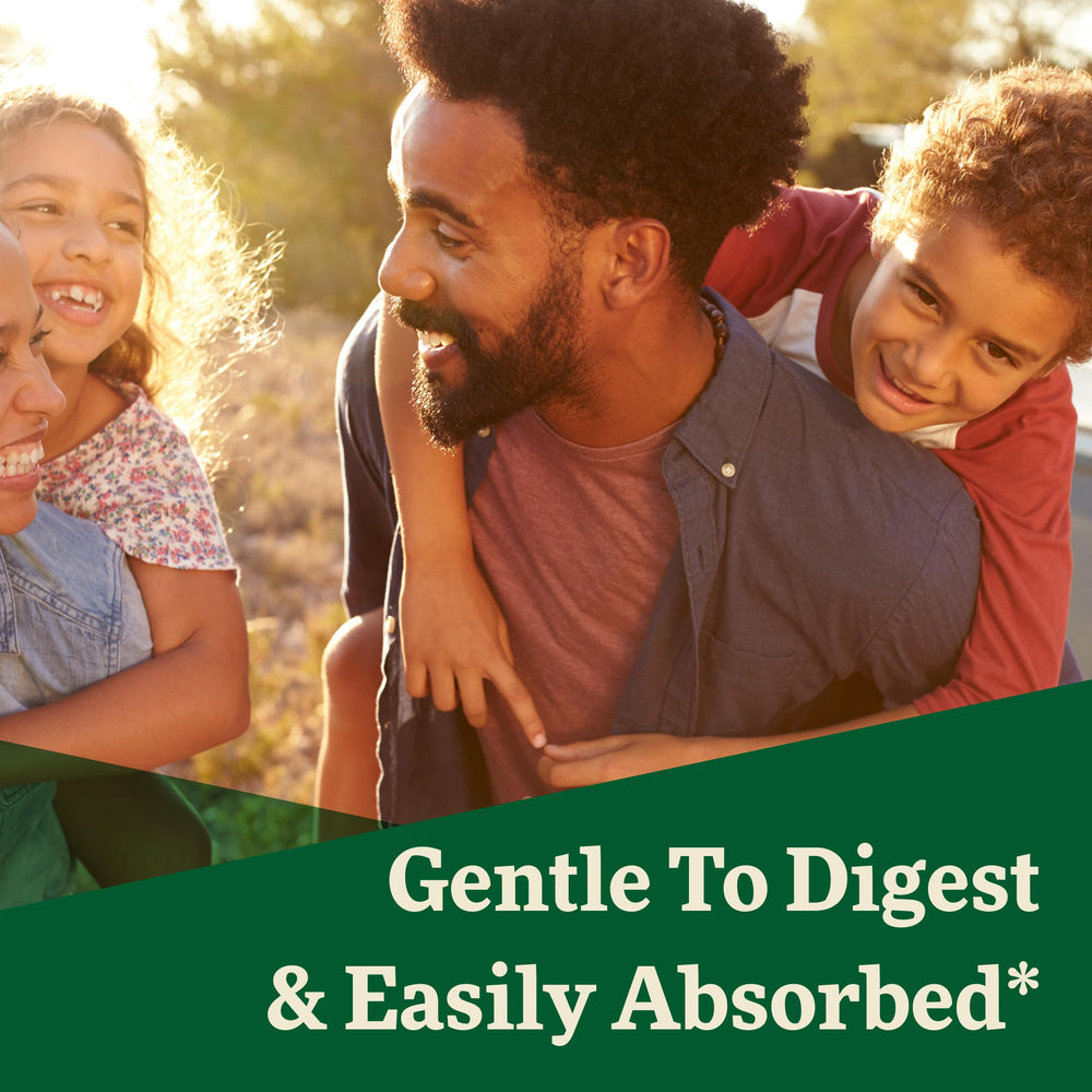 Product hero shot showing bottle and packaging