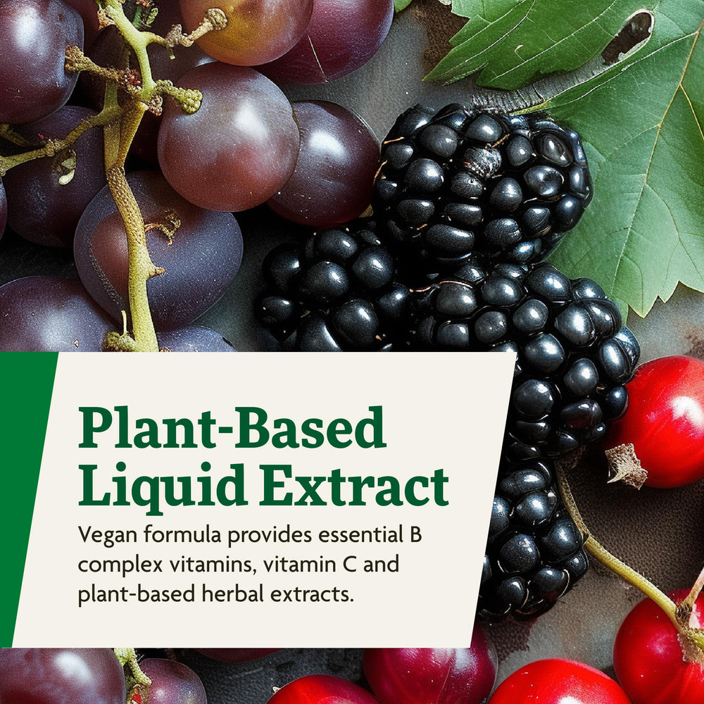 Label highlights including vegan, gluten-free, and non-GMO claims