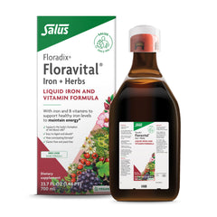 Bottle of Floradix Floravital Liquid Iron & Vitamin Formula