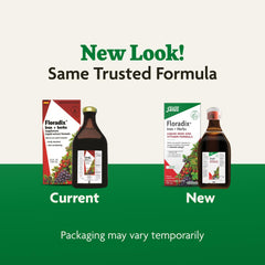 Packaging notes non-GMO lactose-free and alcohol-free features.
