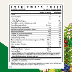 Close-up of Floradix Iron Sport label