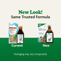 Floradix Kinder Love packaging and bottle
