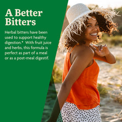 Vegan, non-GMO labeling and alcohol-free sign on Floradix Gallexier packaging