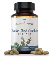 Florida Herbal Pharmacy Thunder God Vine Root Extract capsules bottle