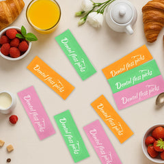 Floss picks suitable for home, office, car, and travel