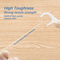 Side view of Floss Picks Holder with dispenser