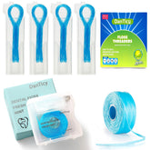 Nylon floss threader for braces