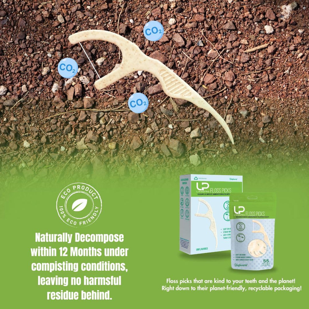 Floss picks undergoing lab durability and shred-resistance test