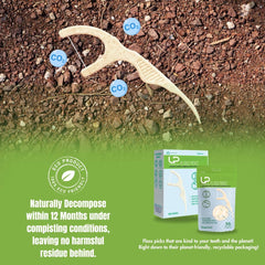 Floss picks undergoing lab durability and shred-resistance test