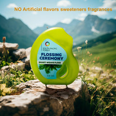Vegan, PFAS-free dental floss icon with no preservatives
