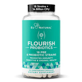 Flourish Probiotics for Women bottle on white background