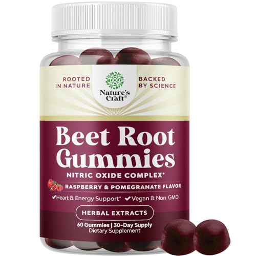 Flow Boosting Beet Root Gummies bottle label