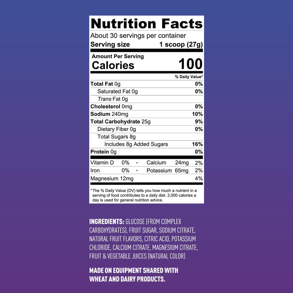 Fluid Performance Electrolyte Blend Nutrition Illustration