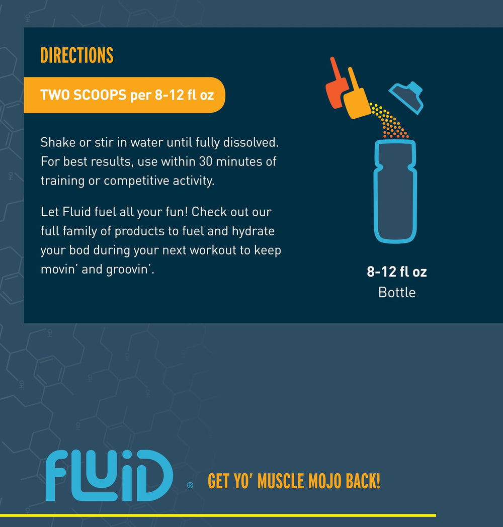 Fluid Recovery packaging with nutrition panel