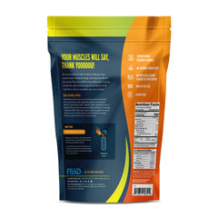 Pouring Fluid Recovery post-workout drink into glass