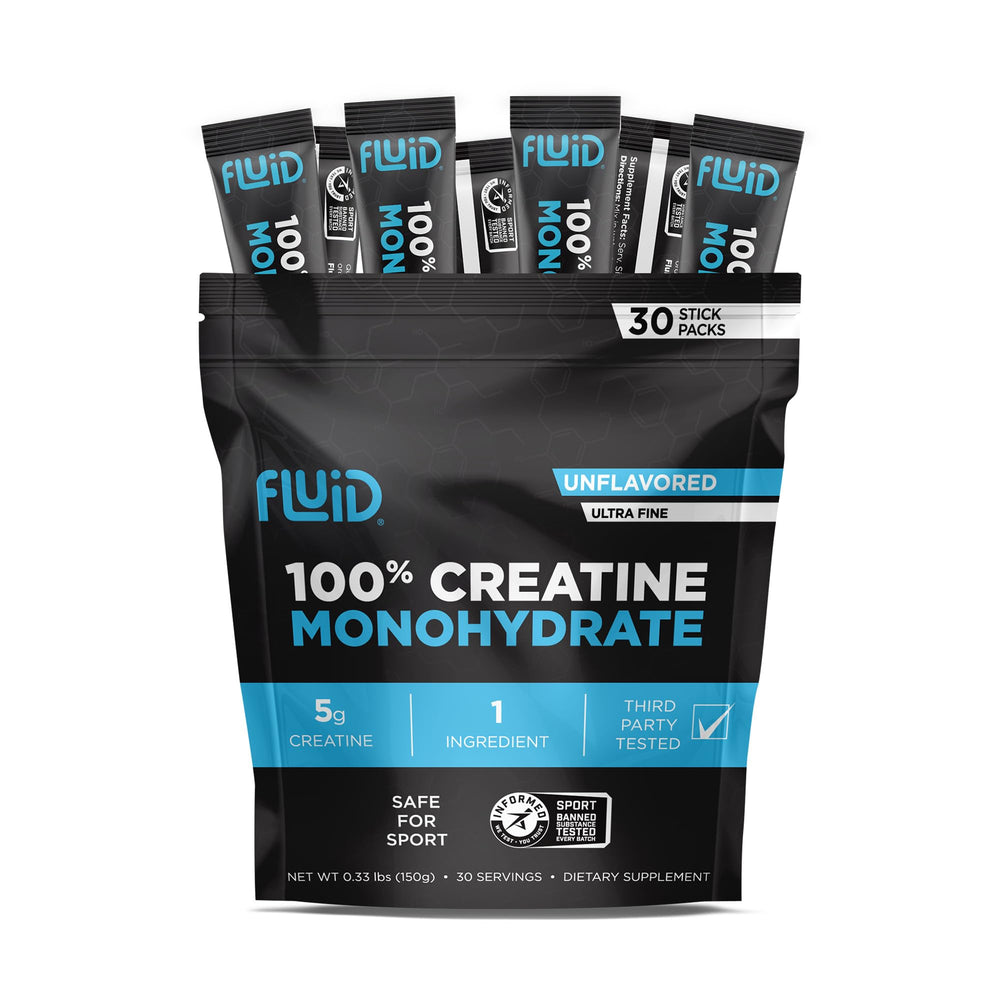 Fluid Creatine Monohydrate packaging label
