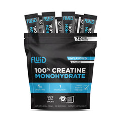 Fluid Creatine Monohydrate packaging label