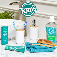 Fluoride anticavity protection graphic for Wicked Fresh toothpaste