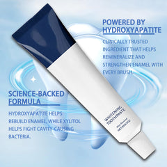 Nano hydroxyapatite illustration aligning with enamel repair concept