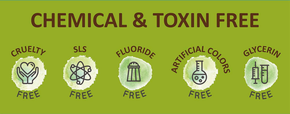 Fluoride-free mineral toothpaste ingredients and formula