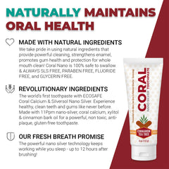 Fluoride-free toothpaste with whitening benefits