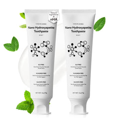 Fluoride-free toothpaste tube with nano-hydroxyapatite 8oz