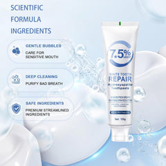 Fluoride-free toothpaste for safe enamel care