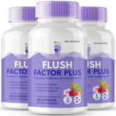 Bottle of Flush Factor Plus Capsules
