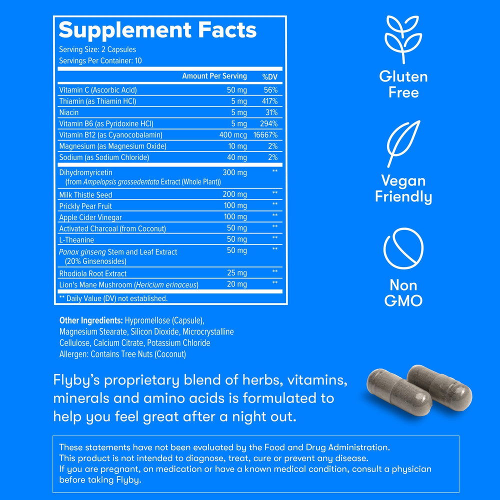 Serving ingredients illustration of Flyby Recovery