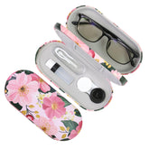 FlyingMage 2-in-1 case: pink flower design, front view
