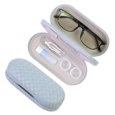 Blue FlyingMage 2-in-1 eyeglasses and contact lens case exterior