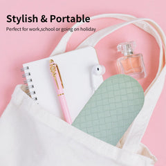Soft interior lining protecting eyeglasses and contacts