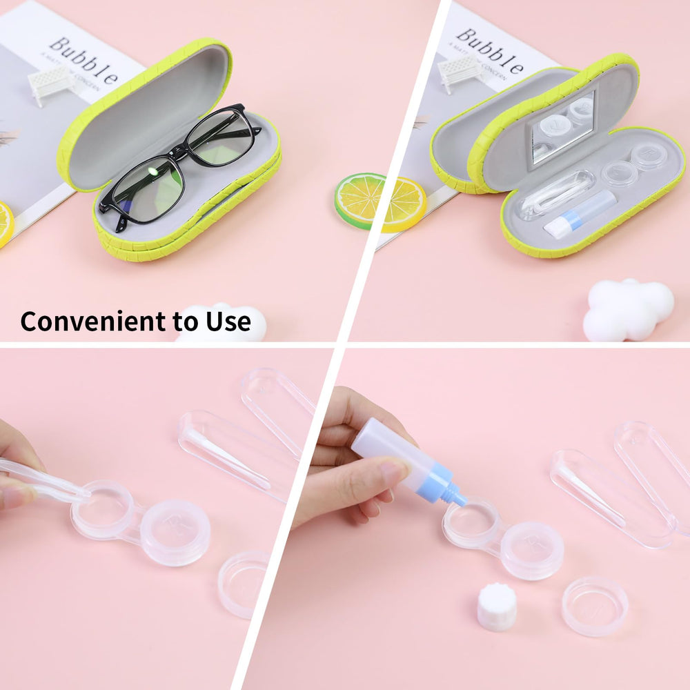 Includes contact lens boxes, solution bottle, remover tool and tweezer