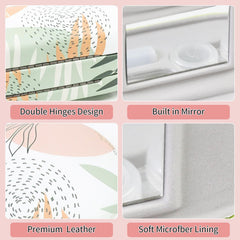 Sturdy double-sided PU leather exterior for protection