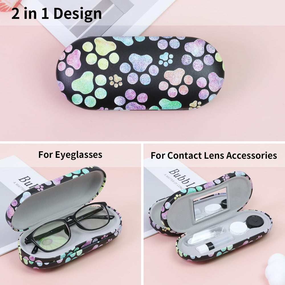 Built-in mirror inside the case for easy lens handling
