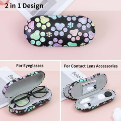 Built-in mirror inside the case for easy lens handling