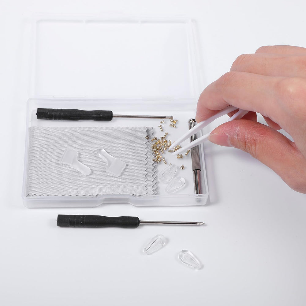 Soft silicone nose pads from the FNANJWQ kit for comfort upgrade