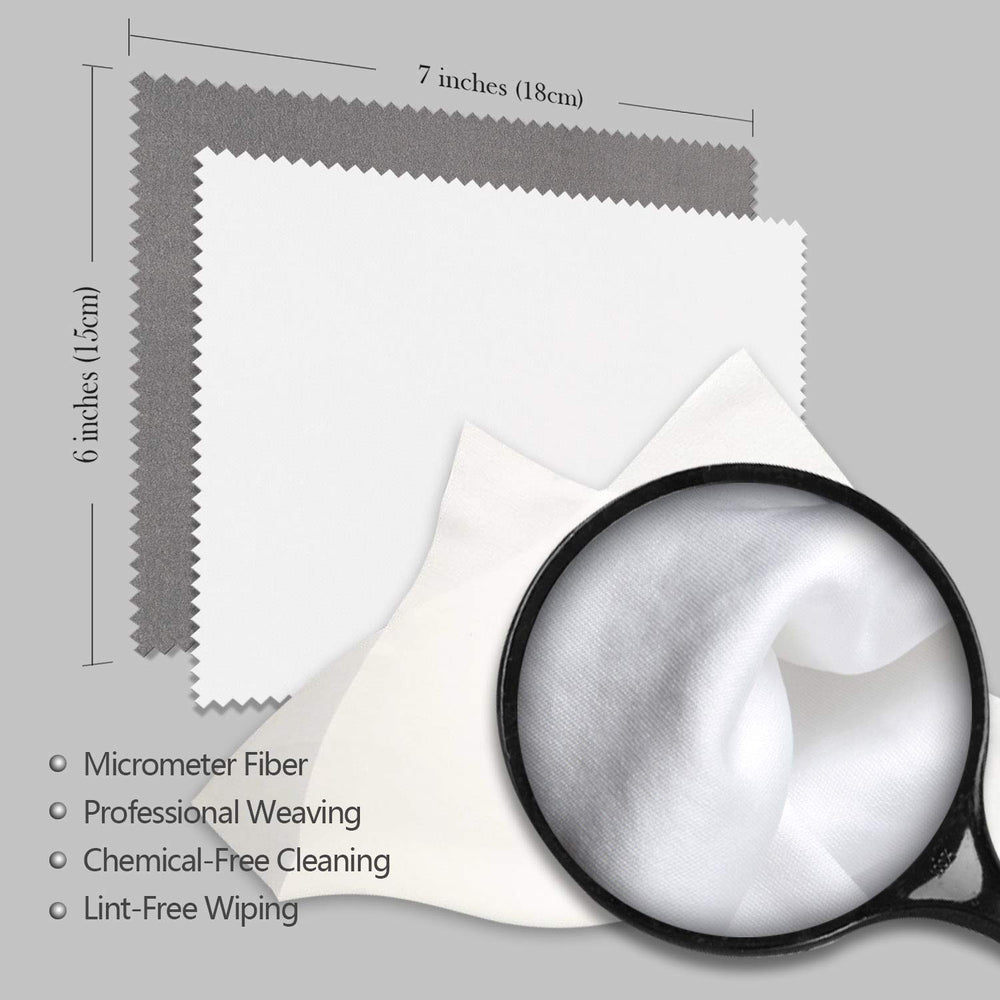 Large rectangular foam tips for precision cleaning