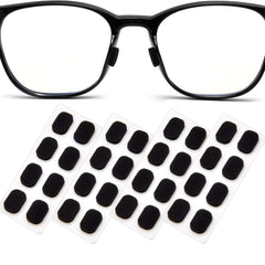 16 pairs foam eyeglass nose pads in black color