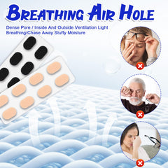 Back of nose pad showing strong adhesive backing