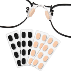 Soft foam nose pads in black color for eyeglasses