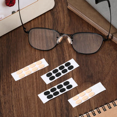 Close-up of foam nose pads showing sponge material