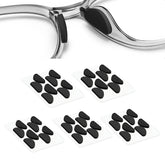 D-shape foam nose pad, 1.0mm, black - front view