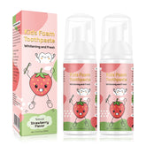 Foam Toothpaste Kids with low fluoride packaging